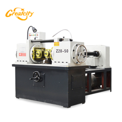 Factory production Stable precision hydraulic rebar thread rolling machine price