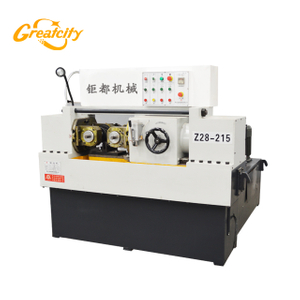 Factory guaranteed quality two rollers 8-100mm screw thread rolling machine in stock