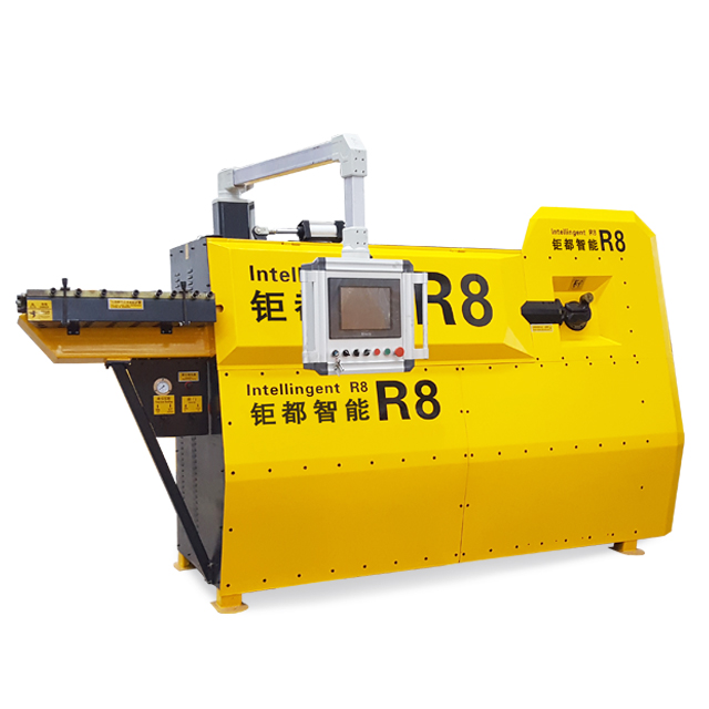 High evaluation double direction Processing 5-12mm R8 CNC rebar stirrup bending machine automatic 