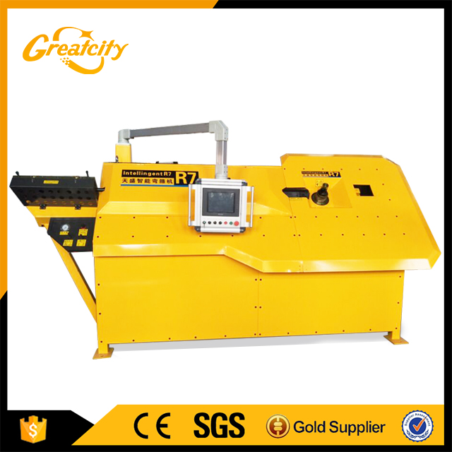 Auto CNC Rebar Stirrup Bending Machine for 4-10mm Iron Rebar