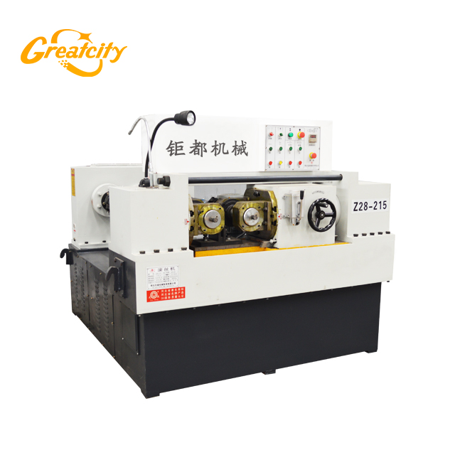 Factory supply automatic 2 axis High precision thread rolling machine for steel bar and metal pipe