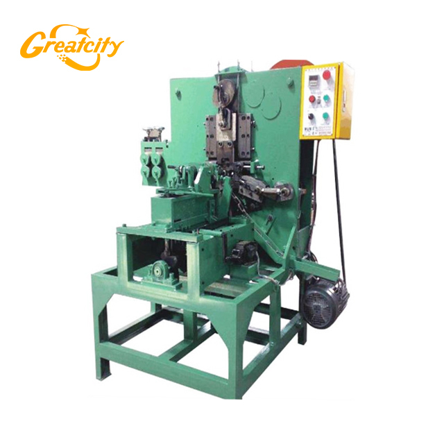 Automatic iron wire chain production line making machine