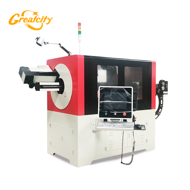 Automatic CNC steel wire forming machine 3 control