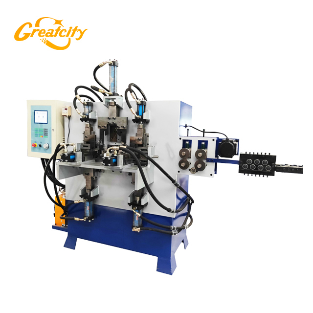 CE Professional High durability PLC automatic Bucket Handle forming Machine/wire bucket handle bending machine