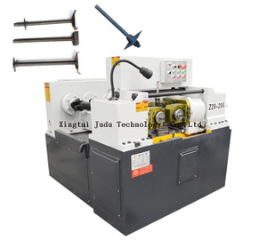 Ribbed16-40mm steel rod automatic threading rolling screw making machine