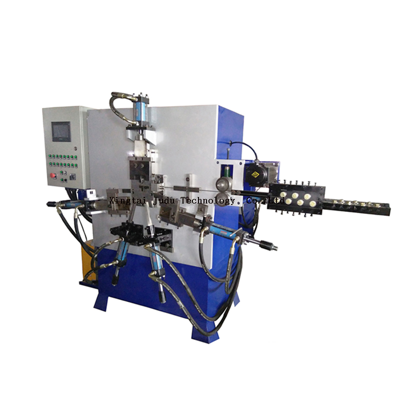 Mechanical Wire Buckle Making Machine Polyester Cord Strapping Wire Buckle Forming Machine with PLC and Step Motor